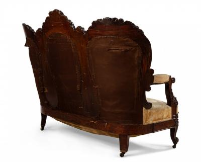 American Victorian Rosewood Settee