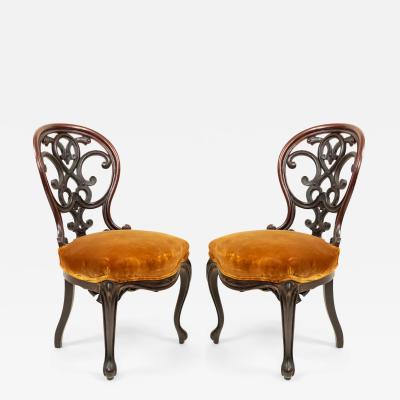 American Victorian Rosewood Side Chair