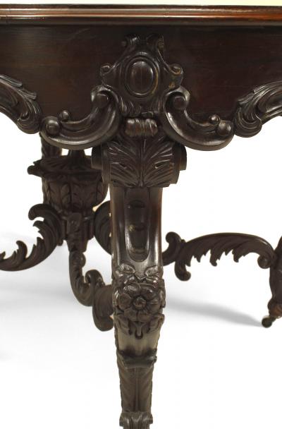 American Victorian Roux Rosewood Center Table