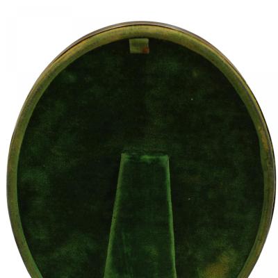 American Victorian Silver Oval Picture Frame