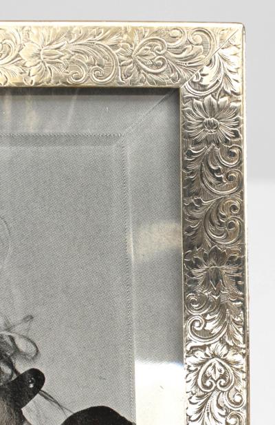 American Victorian Silver Picture Frame