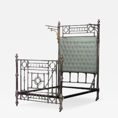 American Victorian Style Brass Full Size Bed