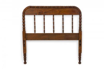 American Victorian Style Walnut Twin Bed