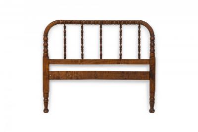 American Victorian Style Walnut Twin Bed