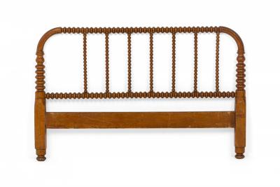 American Victorian Style Walnut Twin Bed