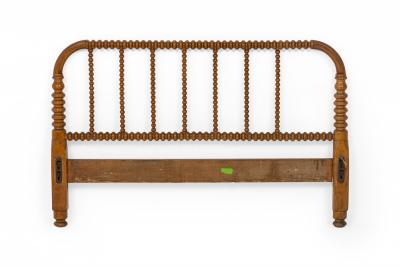 American Victorian Style Walnut Twin Bed