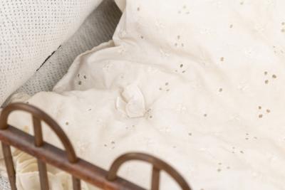 American Victorian Wicker Doll Bed