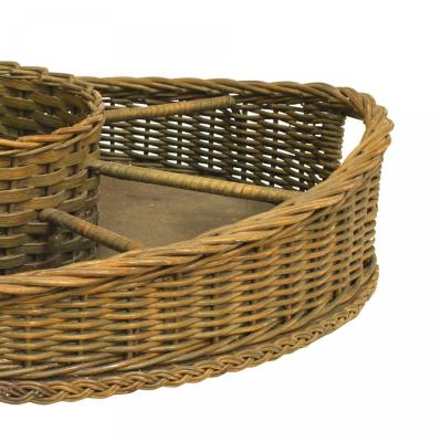 American Victorian Wicker Sectional Tray