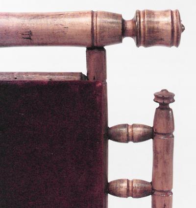 American Victorian faux bamboo maple rocking chair