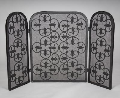 American Vintage Adjustable Fireplace Screen