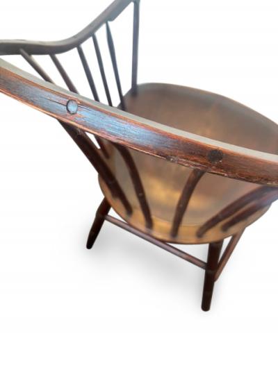 American Windsor style hoop back armchair