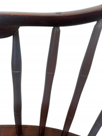 American Windsor style hoop back armchair