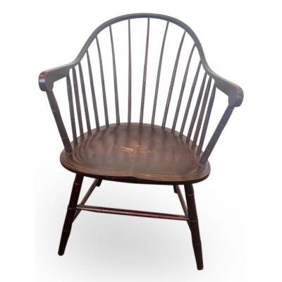 American Windsor style hoop back armchair