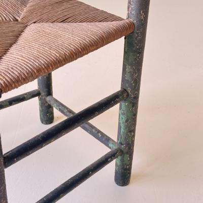 American ladder back side chair mid late 18th century