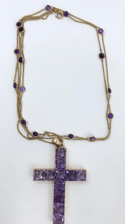 Amethyst Victorian Cross