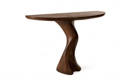 Amorphs Haya Console Graphite Walnut Finish