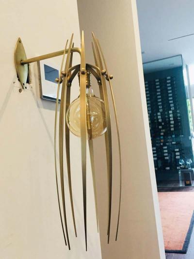 Amparo Calderon Tapia Garras Wall Sconces in Solid Brass by Amparo Calderon Tapia
