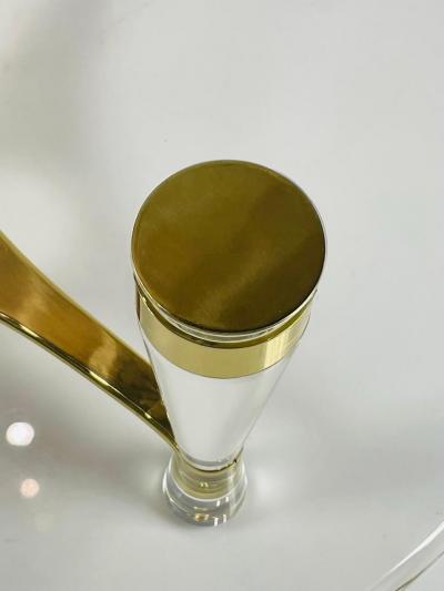 Amparo Calderon Tapia Homenaje Coffee Table in Lucite Brass by Amparo Calderon Tapia 1 100