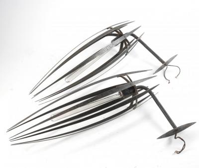 Amparo Calderon Tapia Pair of Brutalist Style Wall Sconces