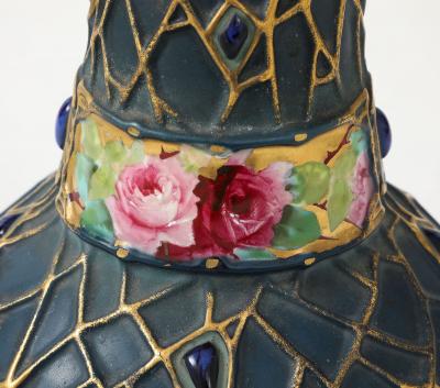 Amphora Web and Jewel Vase