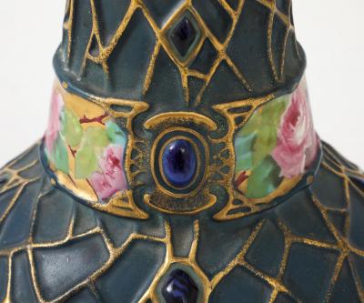 Amphora Web and Jewel Vase