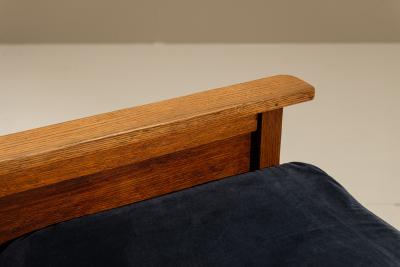 Amsterdam School Lounge Chair with Adjustable Backrest The Netherlands 1930s