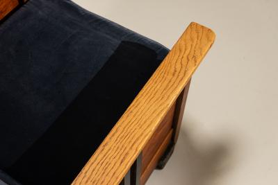 Amsterdam School Lounge Chair with Adjustable Backrest The Netherlands 1930s