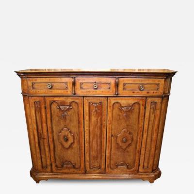 An 18th Century Baroque Tuscan Walnut Credenza