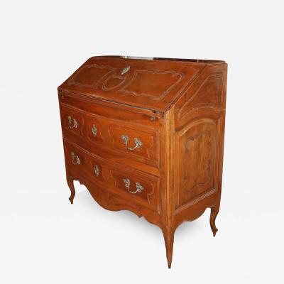 An 18th Century French Louis XV Walnut Bureau