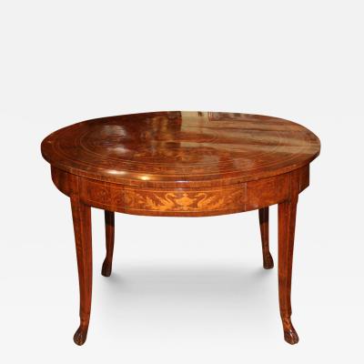 An 18th Century Milanese Marquetry Center Table