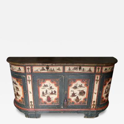 An 18th Century Tuscan Lacca Povera Credenza