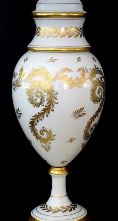 An American Blanc de Chine Porcelain Lamp labled Marbro Lamp Co Los Angeles