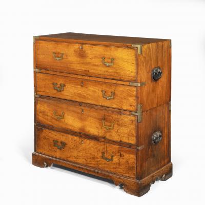 An Anglo Chinese hardwood naval officer s campaign chest