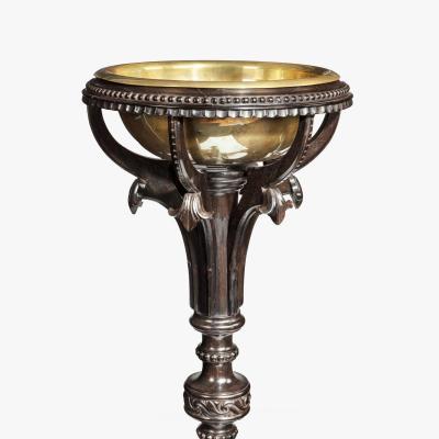 An Anglo Indian solid ebony jardiniere