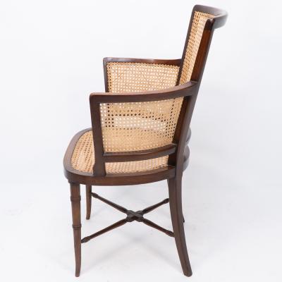 An Anglo Japanese Cane Work Armchair