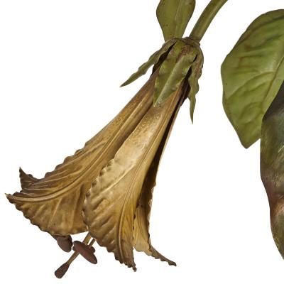 An Art Nouveau Japonisme Bronze Heron Floor Lamp