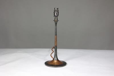An Arts Crafts Copper Table Lamp Professionally Rewired