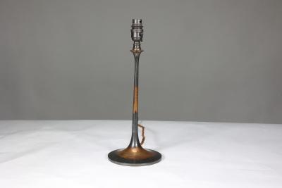 An Arts Crafts Copper Table Lamp Professionally Rewired