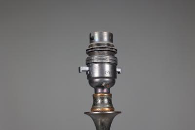 An Arts Crafts Copper Table Lamp Professionally Rewired