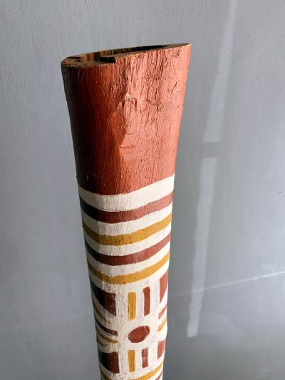 An Australian Aboriginal Painted Totem Pole from Elcho Island