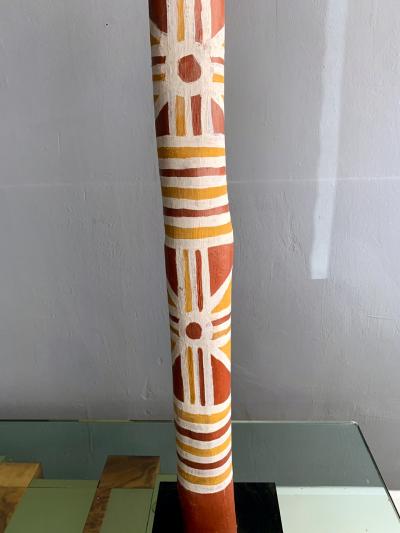 An Australian Aboriginal Painted Totem Pole from Elcho Island