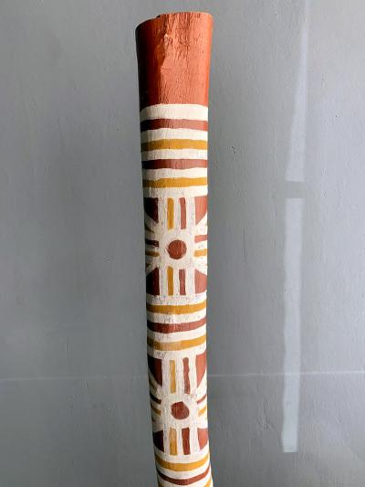 An Australian Aboriginal Painted Totem Pole from Elcho Island