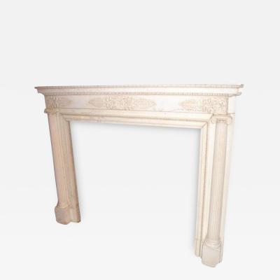 An Early 19th Century French Empire Marble Mantel