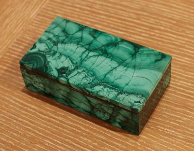 An Early 20th Century Russian Malachite Box circa 1910