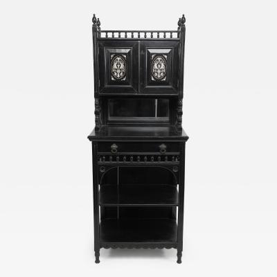 An Ebonised Single Drawer Cabinet