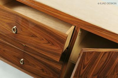 An Elegant Modernist Style Bedroom Chest of Drawers by Iliad Design