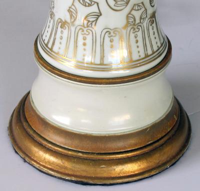 An Elegant Pair of 19th Century Chinese Porcelain Vases Now Lamps