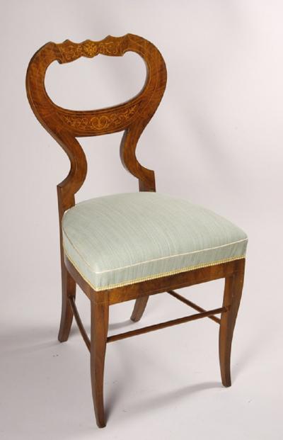 An Elegant Single Biedermeier Side Chair