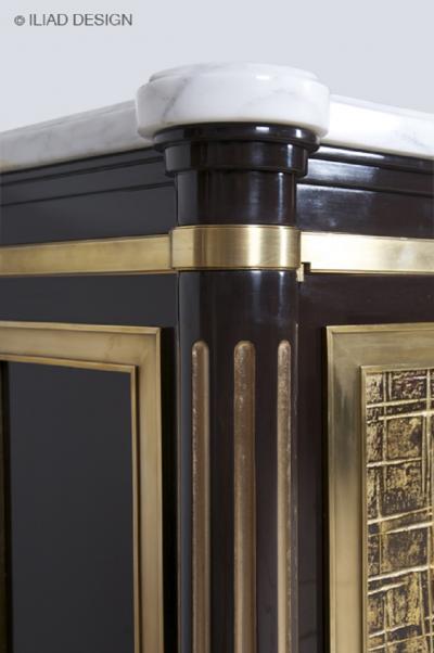 An Elegant and Spectacular Neoclassically Inspired Sideboard by Iliad design