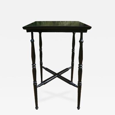 An English Aesthetic Movement Ebonized Occasional Table